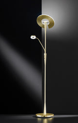 Trio Quebec Lámpara de pie LED de metal bronce mate 422710308