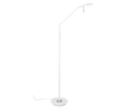 Lámpara de pie Trio Monza LED blanco mate 145cm 423310131