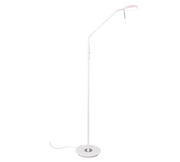 Lámpara de pie Trio Monza LED blanco mate 145cm 423310131