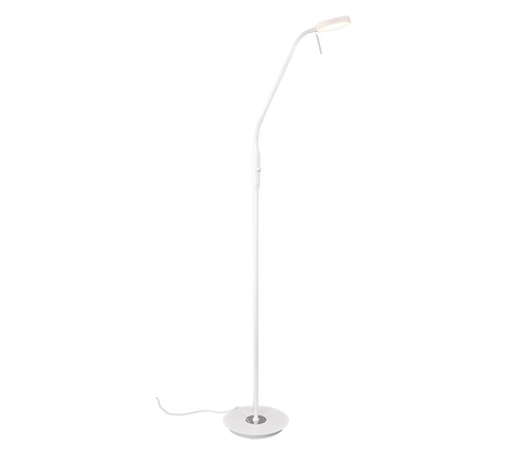 Lámpara de pie Trio Monza LED blanco mate 145cm 423310131 - vista 2