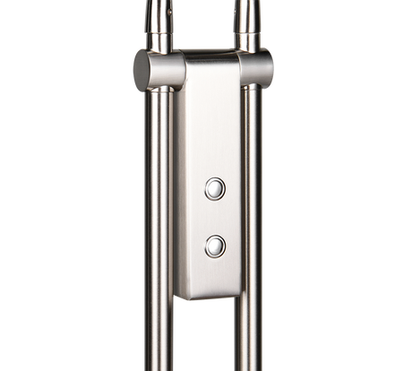Lámpara de pie Trio Monza LED níquel mate 160cm 423310207