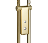 Lámpara de pie Trio Monza LED latón mate 160cm 423310208