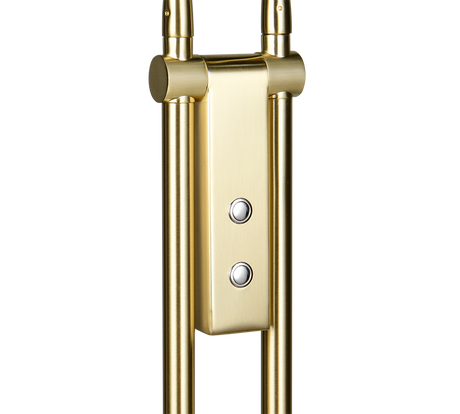 Lámpara de pie Trio Monza LED latón mate 160cm 423310208