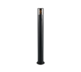 Baliza de exterior Trio Hoosic negro mate IP44 80cm 424060132