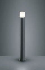 Lámpara de pie de exterior Trio Hoosic antracita IP44 80cm 4