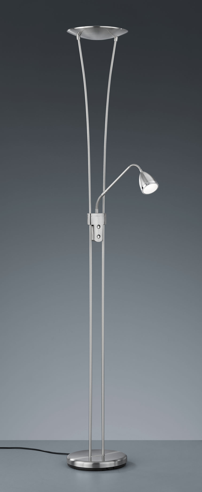 Trio Arizona Matte Nickel Metal LED Floor Lamp 426410207