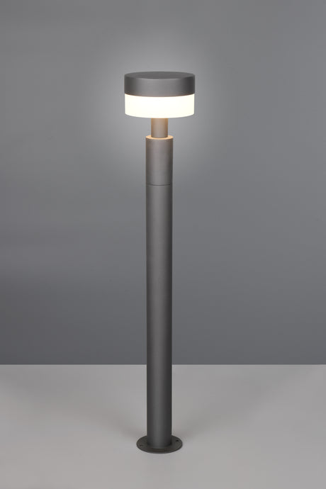 Baliza de exterior Trio Mackenzie LED antracita 3000K regulable IP54 95cm 430561