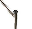 Lámpara de pie Trio Dios LED níquel mate 180cm 431410107