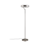 Lámpara de pie Trio Dios LED níquel mate 180cm 431410107