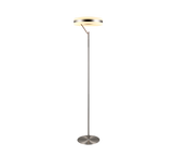 Lámpara de pie Trio Dios LED níquel mate 180cm 431410107