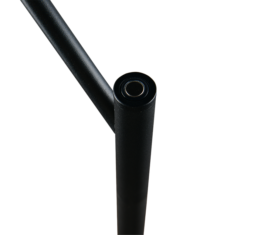 Lámpara de pie Trio Dios LED negro mate 180cm 431410132