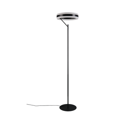 Lámpara de pie Trio Dios LED negro mate 180cm 431410132