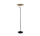 Lámpara de pie Trio Dios LED negro mate 180cm 431410132