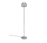 Lámpara de pie Trio Flynt LED cromo 130cm 431610106