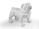 Schuller Figura grande bulldog blanco 431842