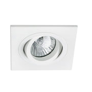 Downlight empotrable de techo Faro Radon GU10 blanco mate IP20 43396