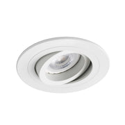 Downlight empotrable de techo Faro Radon GU10 blanco mate IP20 43398