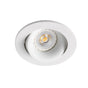 Downlight empotrable de techo Faro Argon GU10 blanco mate IP20 43401