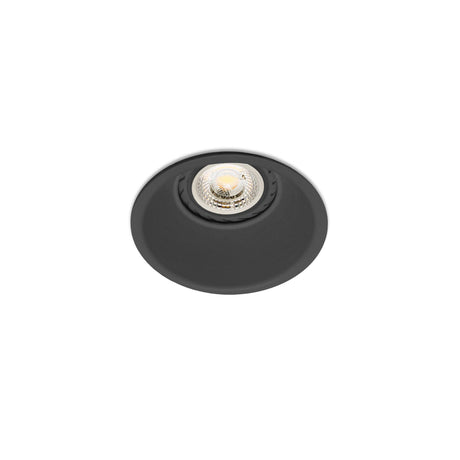 Downlight empotrable de techo Faro Gas GU10 IP20 negro mate — ref. 43405 (1)