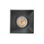 Downlight empotrable de techo Faro Neón cuadrado GU10 IP20 negro mate — ref. 43410 (1)