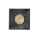 Downlight empotrable de techo Faro Neón cuadrado GU10 IP20 negro mate — ref. 43410 (1)