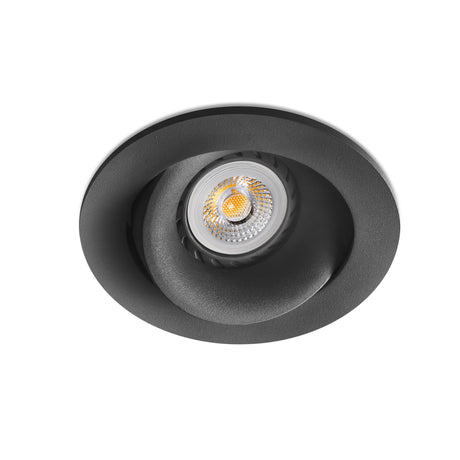 Downlight empotrable de techo Faro Argon GU10 IP20 negro mate — ref. 43411 (1)