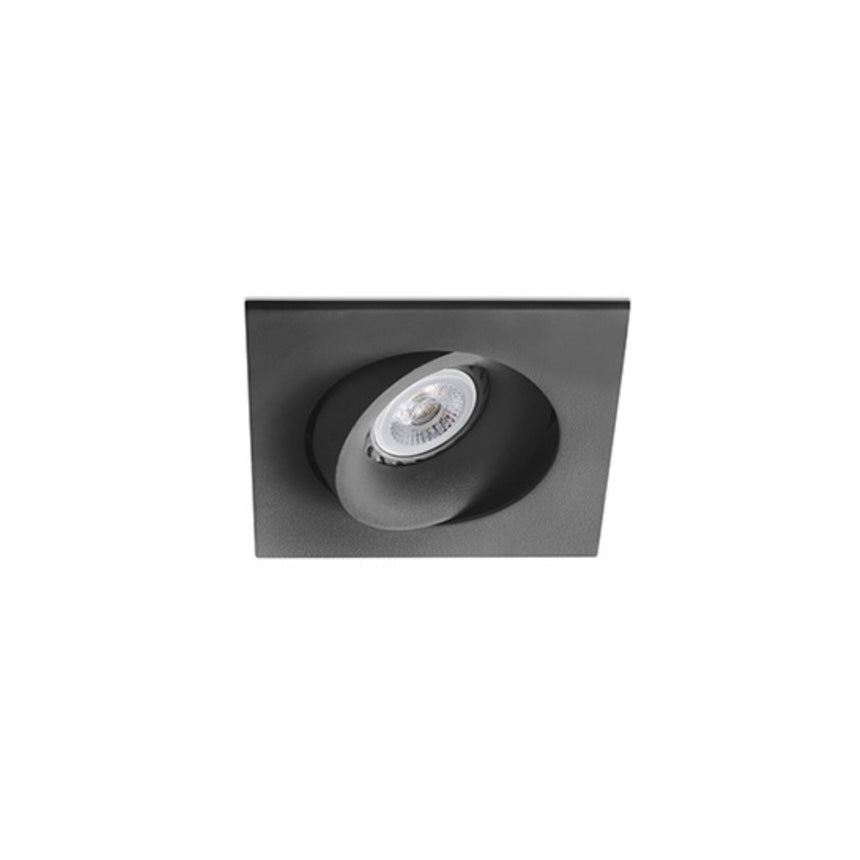 Downlight empotrable de techo Faro Argon GU10 IP20 negro mate — ref. 43412 (1)