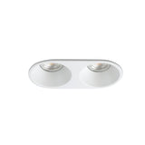 Downlight empotrable de techo Faro Gas 2 luces GU10 LED blanco mate IP20 43420