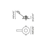 Downlight empotrable de techo Faro Niva GU10 LED negro IP20 43426