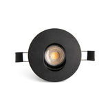 Downlight empotrable de techo Faro Niva GU10 LED negro IP20 43428