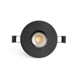 Downlight empotrable de techo Faro Niva GU10 LED negro IP65 43430