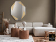 Espejo Schuller Laverna pan de oro y negro 92x120cm 434