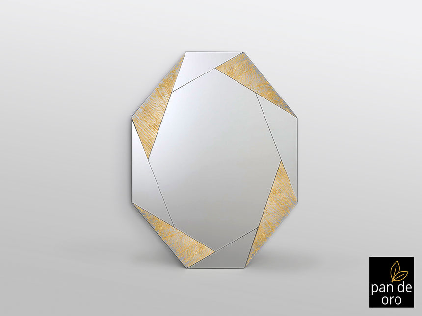 Espejo Schuller Laverna pan de oro y negro 92x120cm 434 - ambiente
