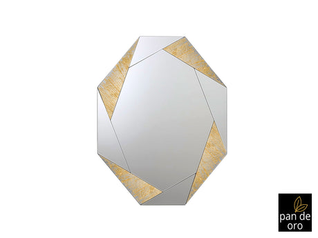 Espejo Schuller Laverna pan de oro y negro 92x120cm 434 - ambiente