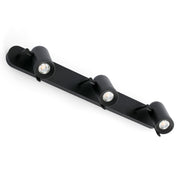Lámpara de pared aplique Faro Orleans 3 luces GU10 negro mate 43527