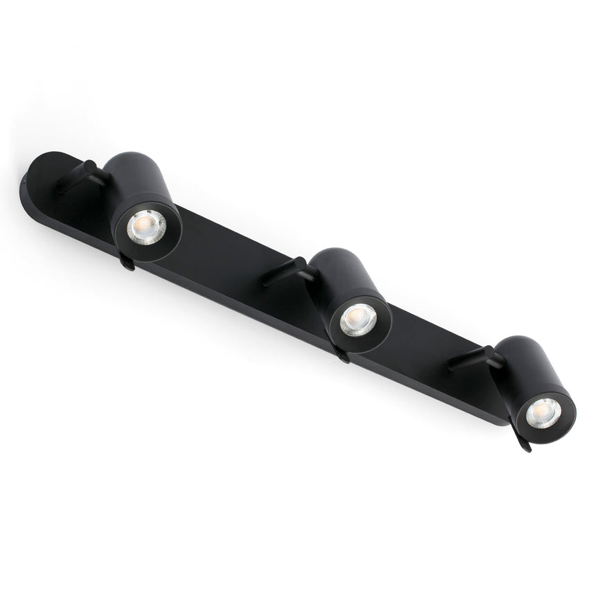 Faro ORLEANS 3L Lámpara aplique negro 43527