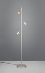 Lámpara de pie Trio Romeo LED níquel mate 150cm 437010307