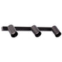 Lámpara de pared aplique Faro Stan 3 luces GU10 negro mate 43745
