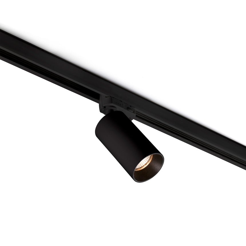 Foco de carril Faro Stan LED negro mate 3000K 43770