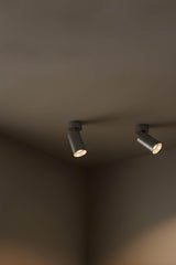 Lámpara de pared aplique Faro Stan GU10 LED aluminio cepillado 43777