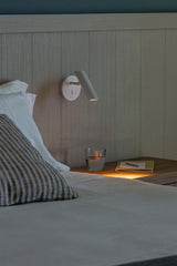 Lámpara de pared aplique Faro Leo LED blanco mate 2700K 43792