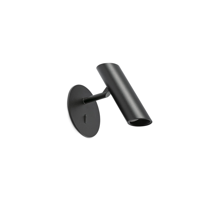 Lámpara de pared aplique Faro Leo LED negro mate 2700K 43793