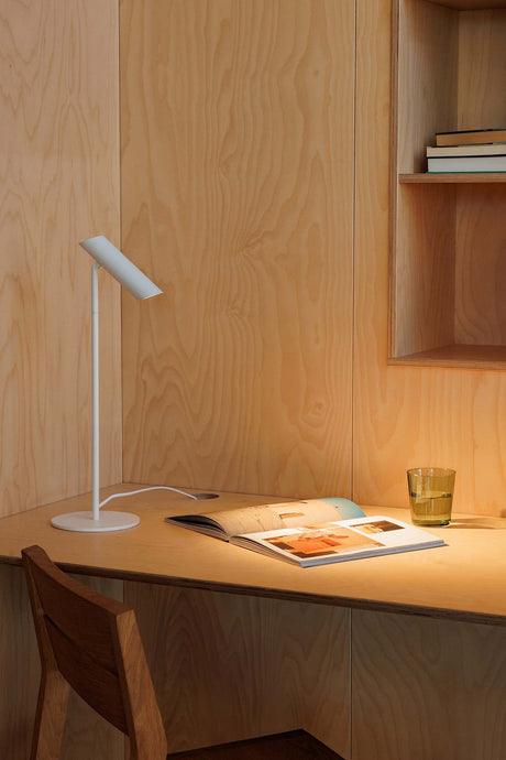 Lámpara de mesa Faro Leo LED 2700K blanco mate — ref. 43796 (2)