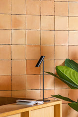 Lámpara de mesa Faro Leo LED negro mate 2700K 43797