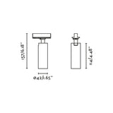 Foco de carril Faro Stan GU10 LED blanco 43806