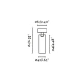 Lámpara de pared aplique Faro Stan GU10 LED blanco 43814