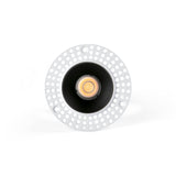 Downlight empotrable de techo Faro Lox LED negro 2700K IP20 36° 43885