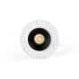 Downlight empotrable de techo Faro Lox sin marco LED 2700K IP20 36° Ø8,5cm negro — ref. 43885 (1)