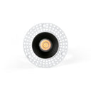 Downlight empotrable de techo Faro Lox sin marco LED 2700K IP20 36° Ø8,5cm negro — ref. 43885 (1)