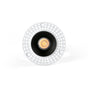 Downlight empotrable de techo Faro Lox LED negro 3000K IP20 36° 43887